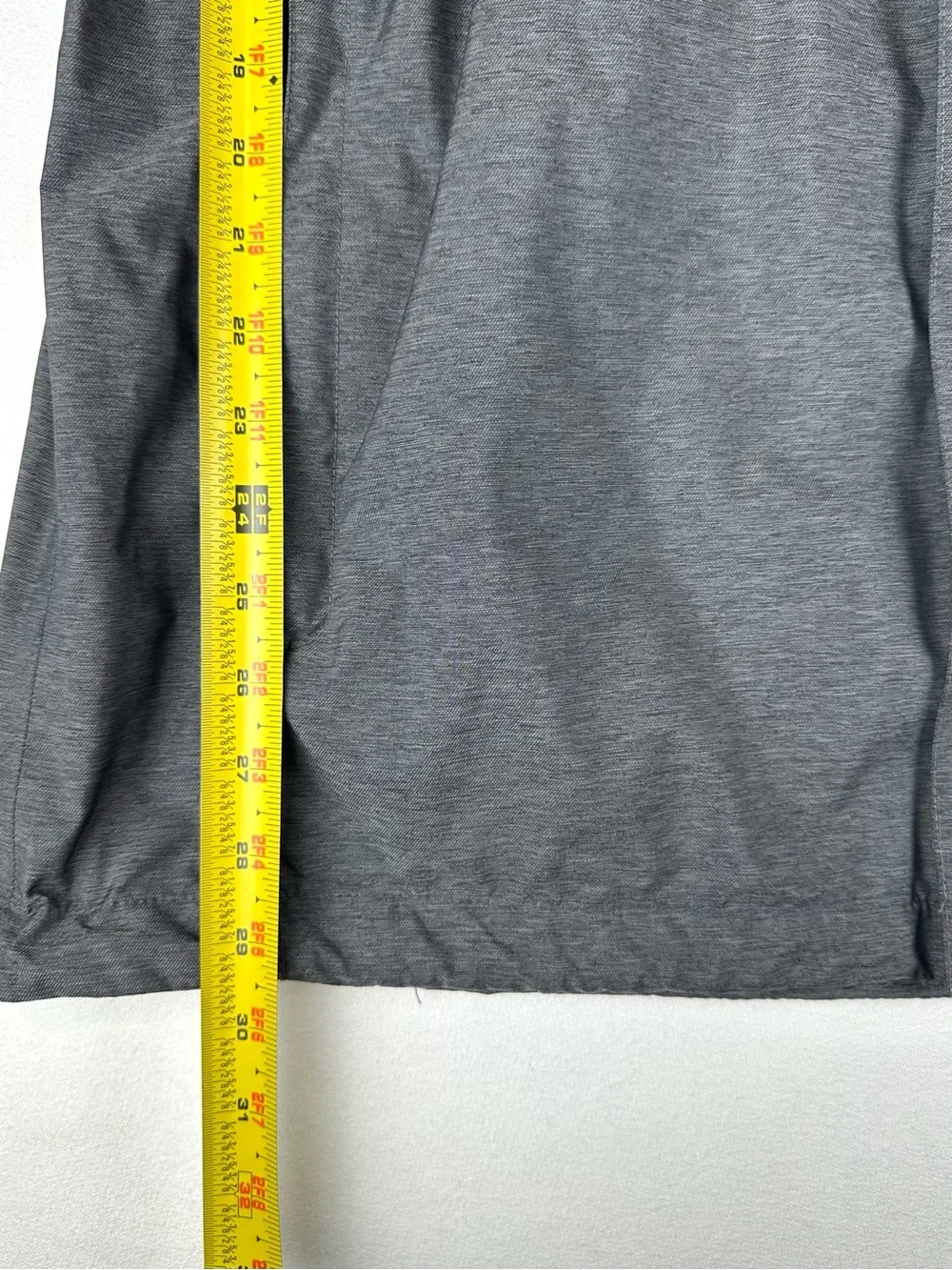 Paradox Hooded Rain Jacket Heathered Grey Men's XXL Lightweight